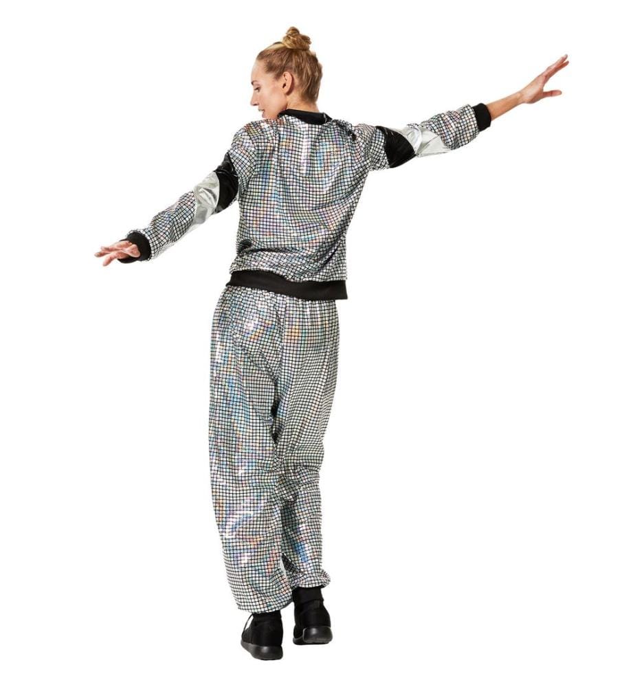 Costume da donna retrò anni '80'90 discotuta da jogging
