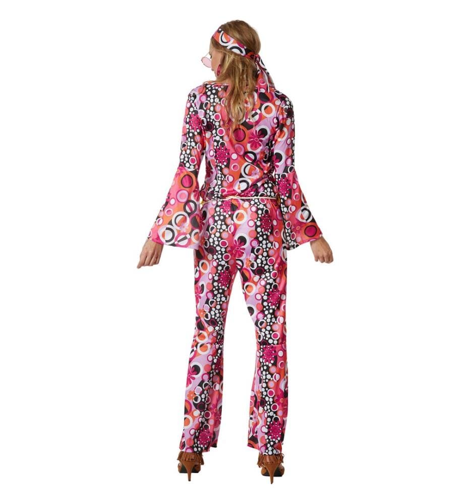 Déguisement hippie fleuri pour femme