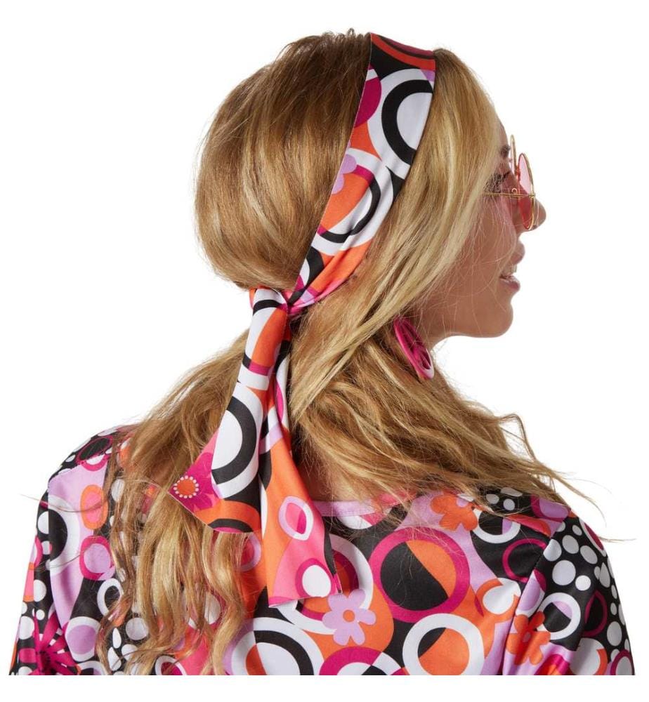 Déguisement hippie fleuri pour femme