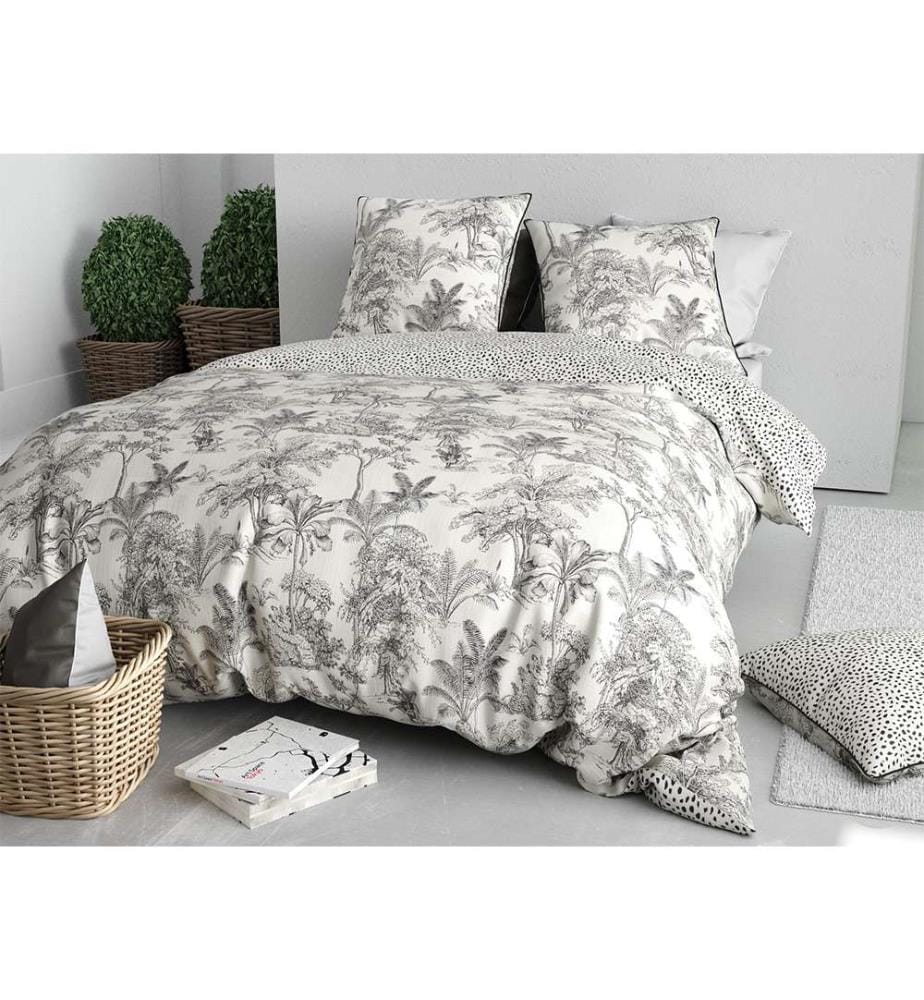 Parure Housse de Couette 240 x 220 cm - Blanc