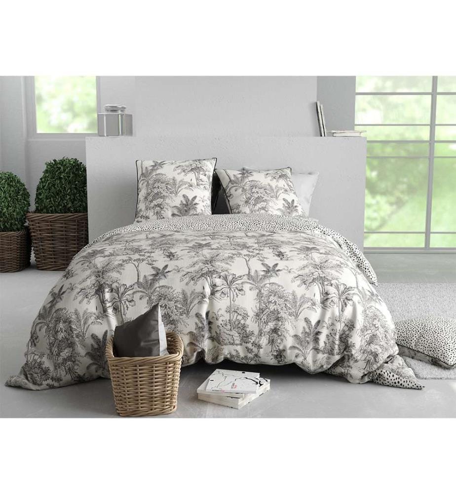 Parure Housse de Couette 240 x 220 cm - Blanc