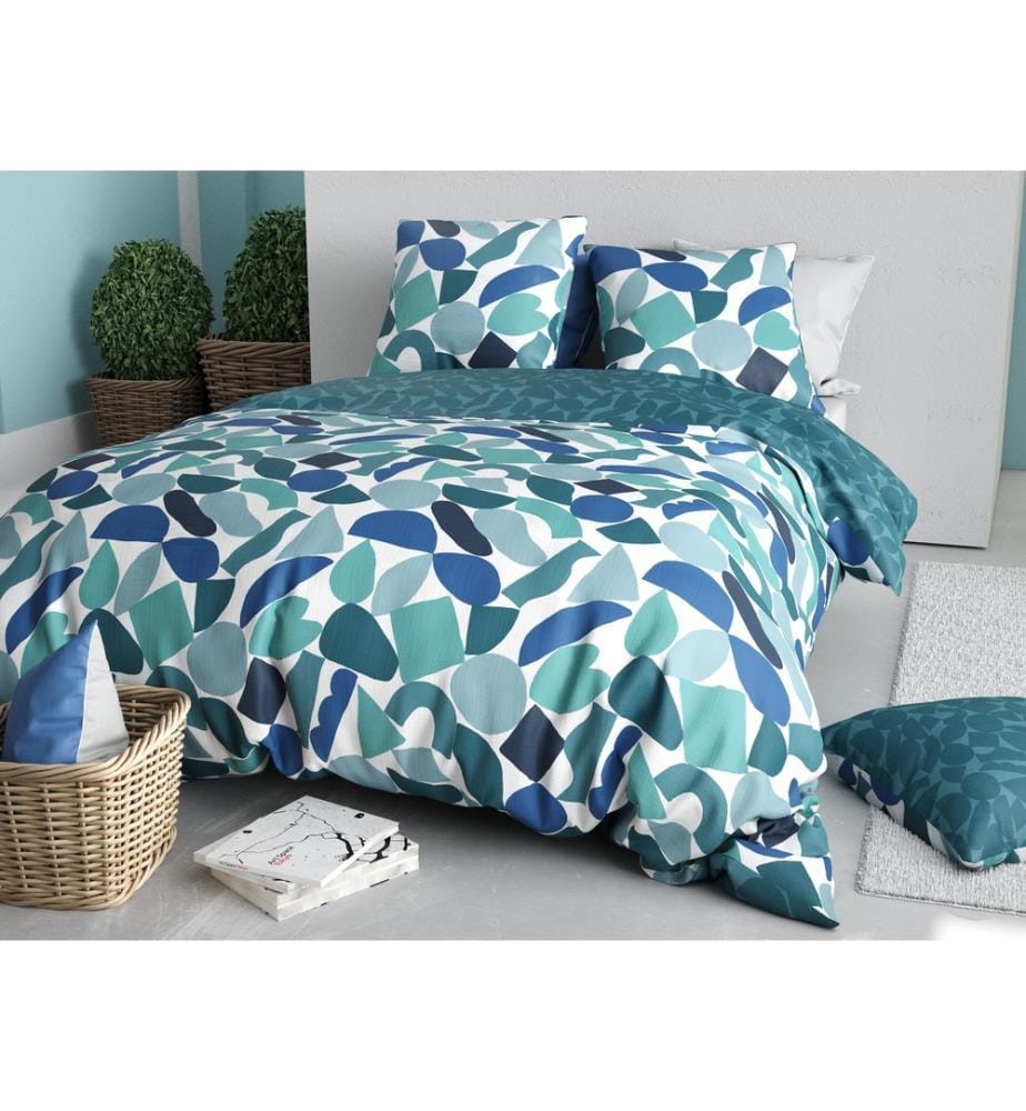 Parure Housse de Couette 3Pcs 240x220cm - Nano