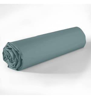 Spannbettlaken 140 x 190 cm Mütze 35 cm - Entenblau