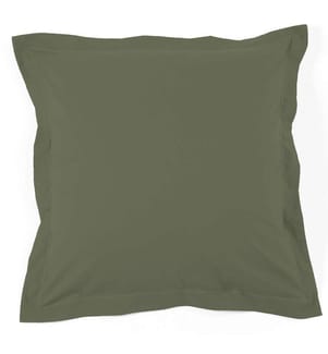 Taie Oreiller 63x63 cm - Percale de Coton - Percale Kaki