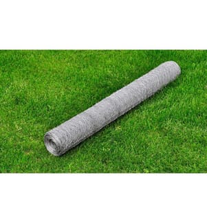 Maschendraht Verzinkter Stahl 25x0,75 m Silbern