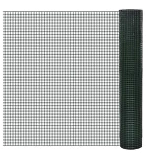Drahtzaun für Hühner Verzinkt mit PVC-Beschichtung 25x1 m Grün