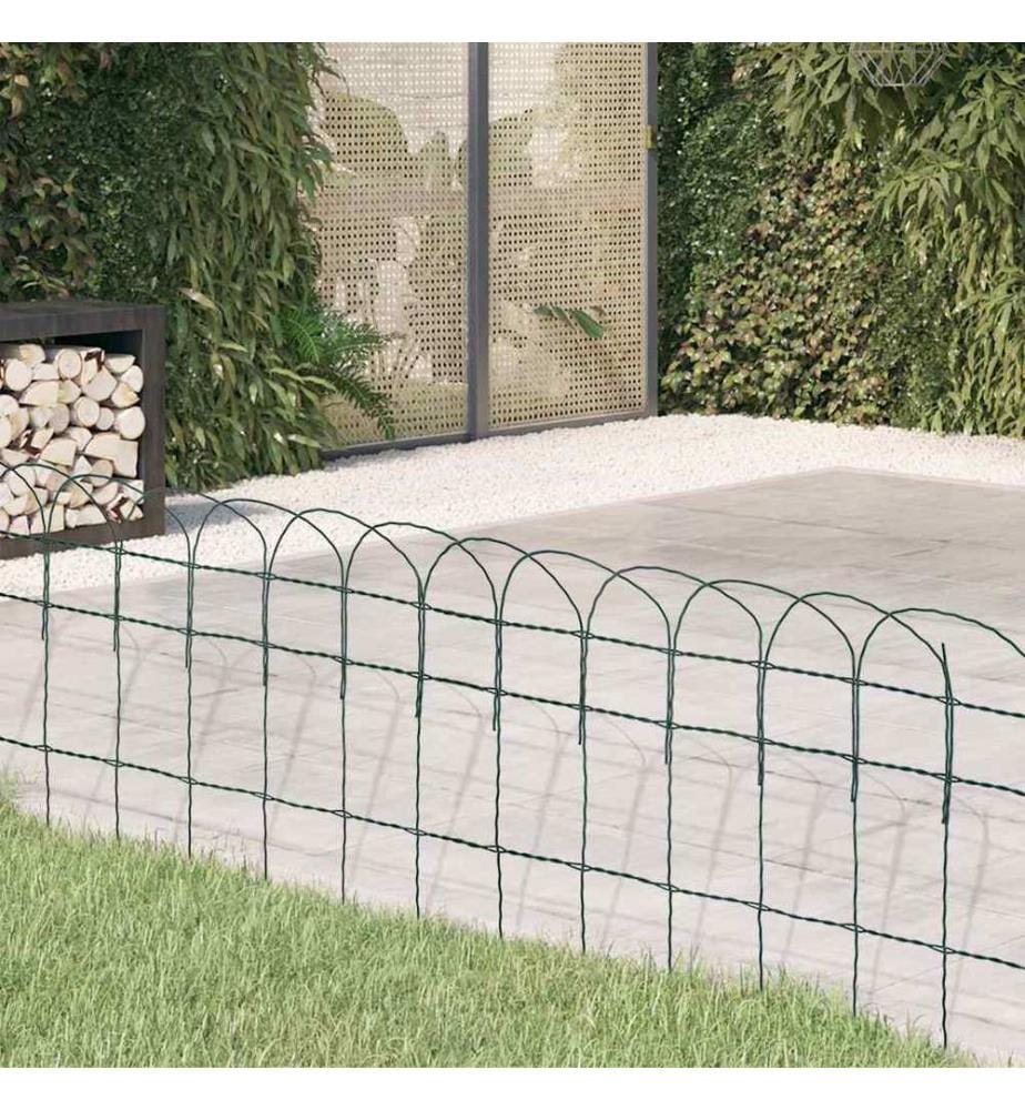 Beetzaun Pulverbeschichtetes Eisen 25×0,4 m