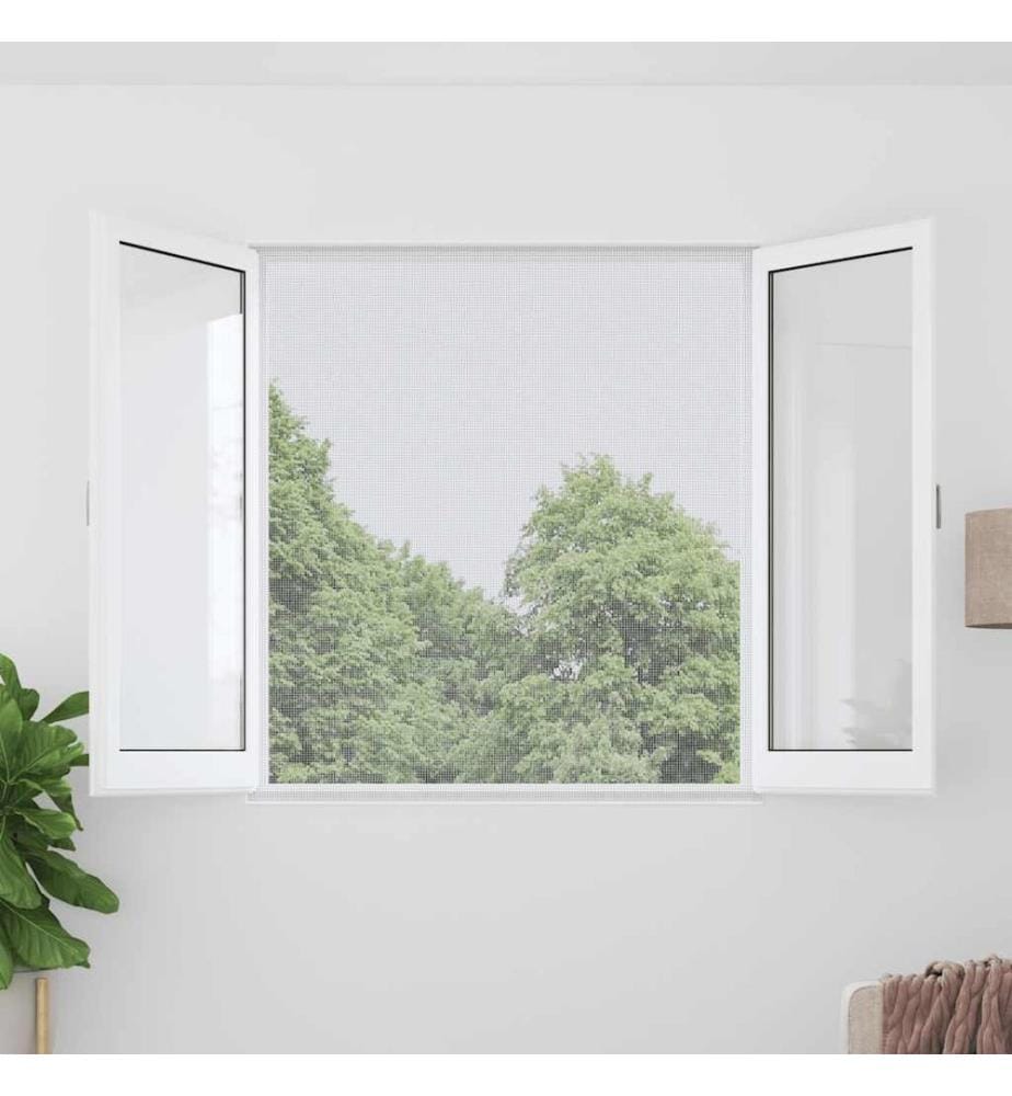 Fliegengitter Aluminium 100x500 cm Silbern