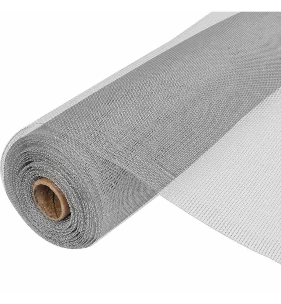 Fliegengitter Aluminium 100x500 cm Silbern