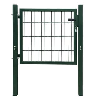Portillon Acier Vert 100x100 cm