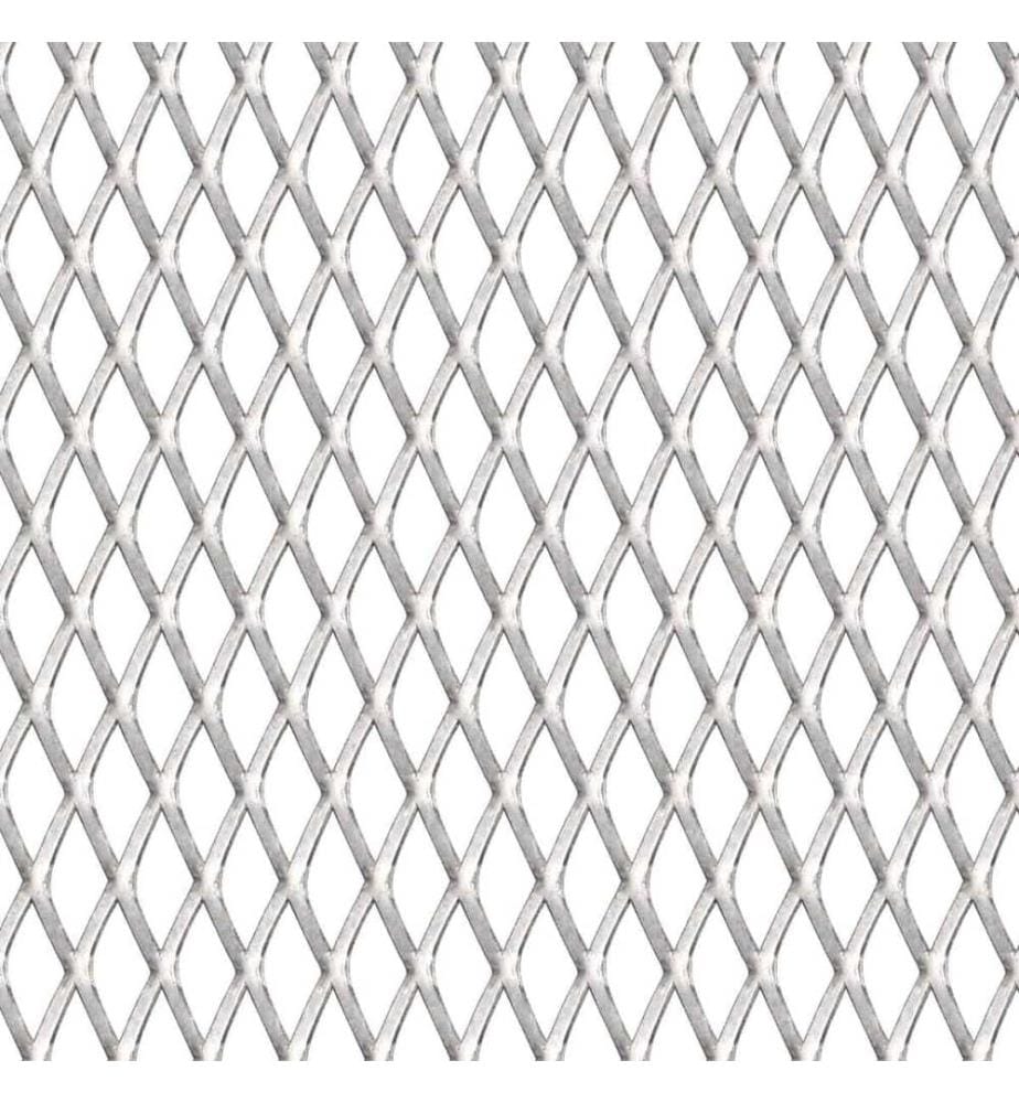 Gittermatte Streckmetall Edelstahl 100x85 cm 45x20x4 mm