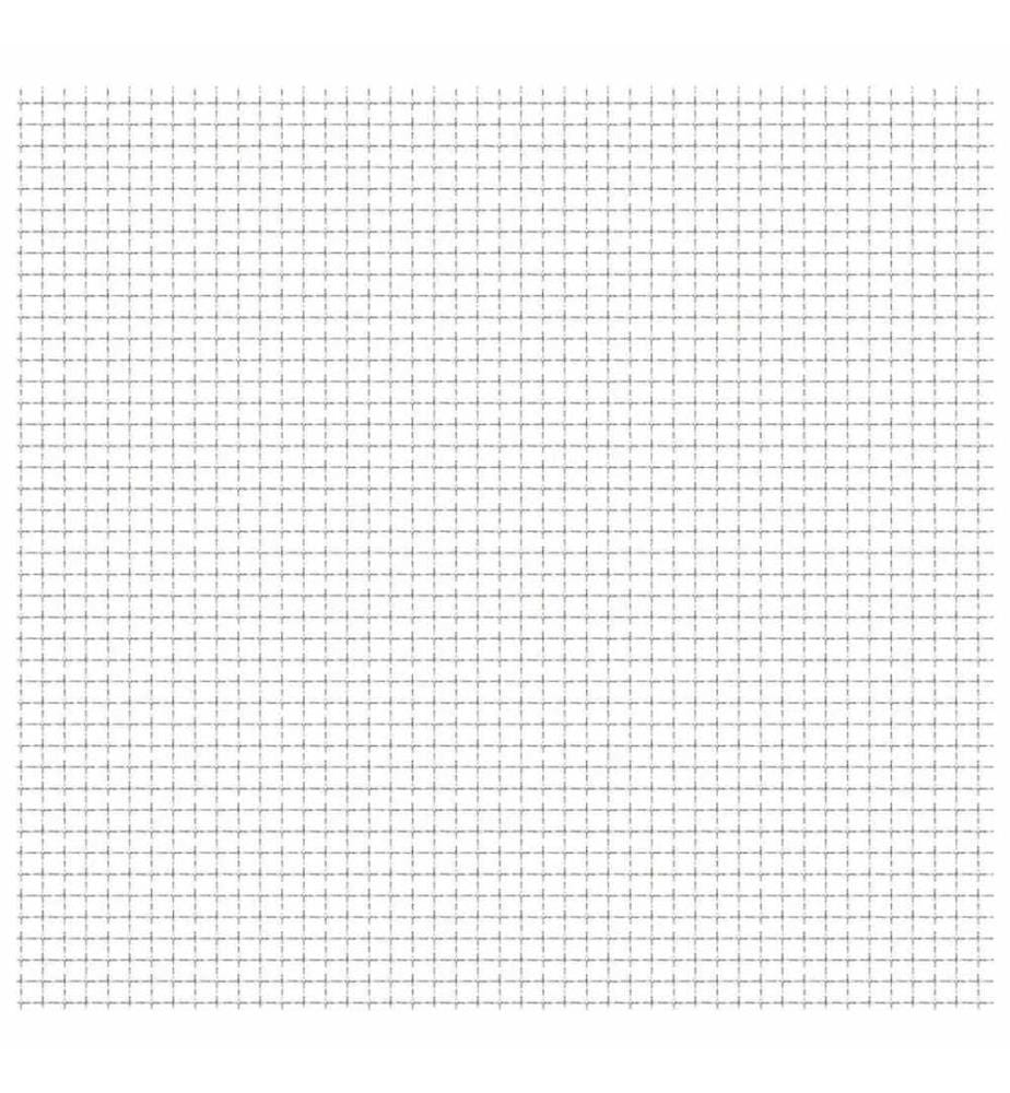 Wellengitter Edelstahl 50×50 cm 21×21×2,5 mm