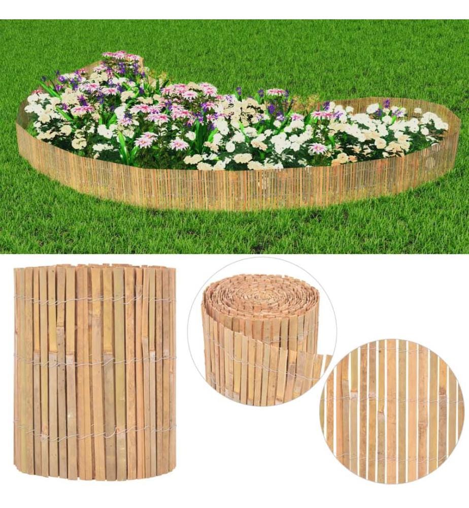 Gartenzaun Bambus 1000×30 cm