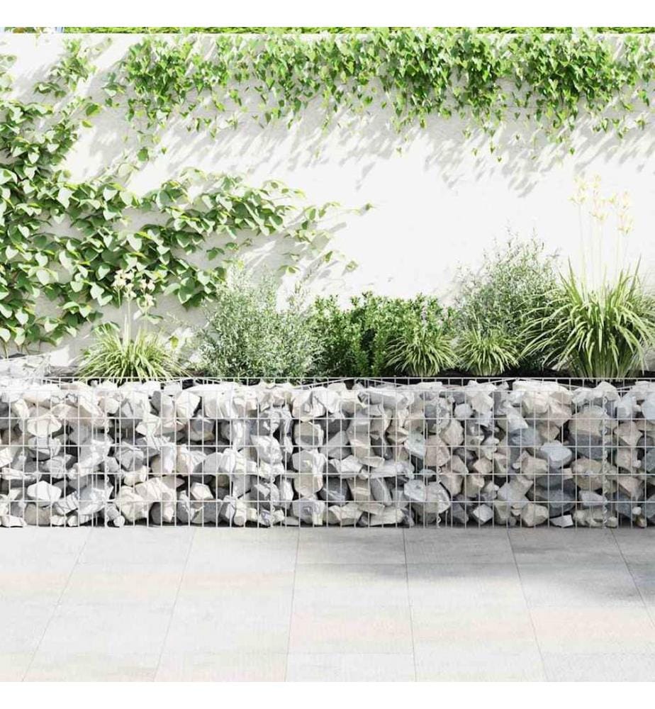 Gabionenwand Verzinkter Stahl 450×30×50 cm