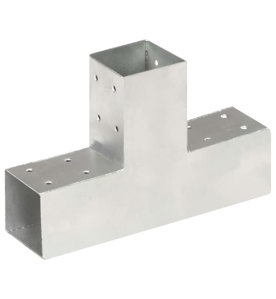 Pfostenverbinder T-Form Verzinktes Metall 71 x 71 mm