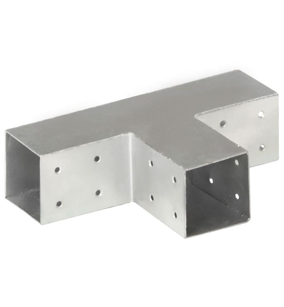 Pfostenverbinder T-Form Verzinktes Metall 71 x 71 mm