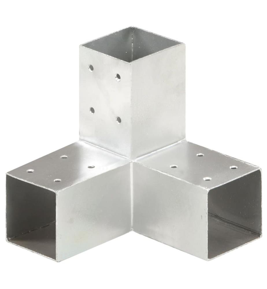 Pfostenverbinder Y-Form Verzinktes Metall 71 x 71 mm