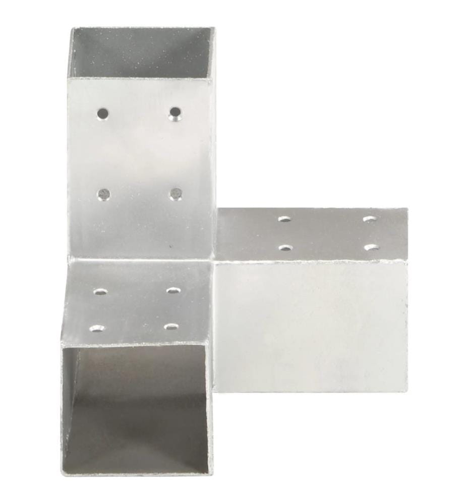 Pfostenverbinder 4 Stk. Y-Form Verzinktes Metall 71 x 71 mm