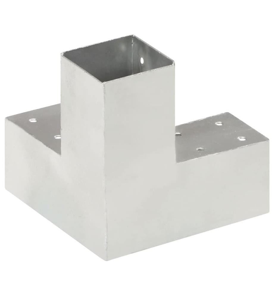 Pfostenverbinder 4 Stk. Y-Form Verzinktes Metall 71 x 71 mm