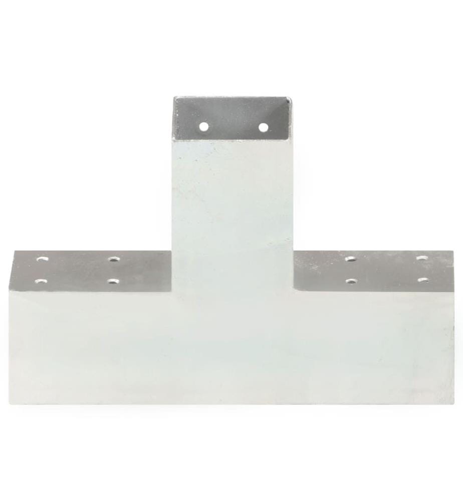 Pfostenverbinder X-Form Verzinktes Metall 71 x 71 mm