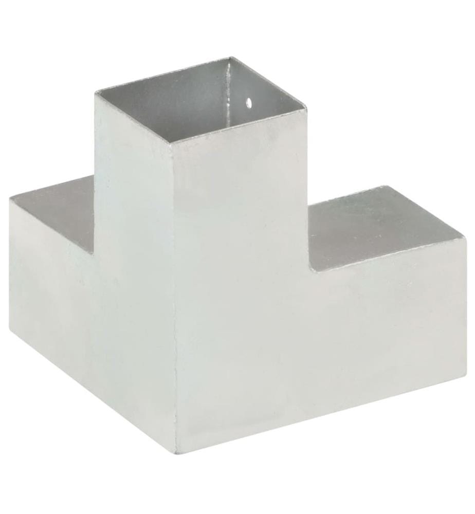 Pfostenverbinder Y-Form Verzinktes Metall 81 x 81 mm