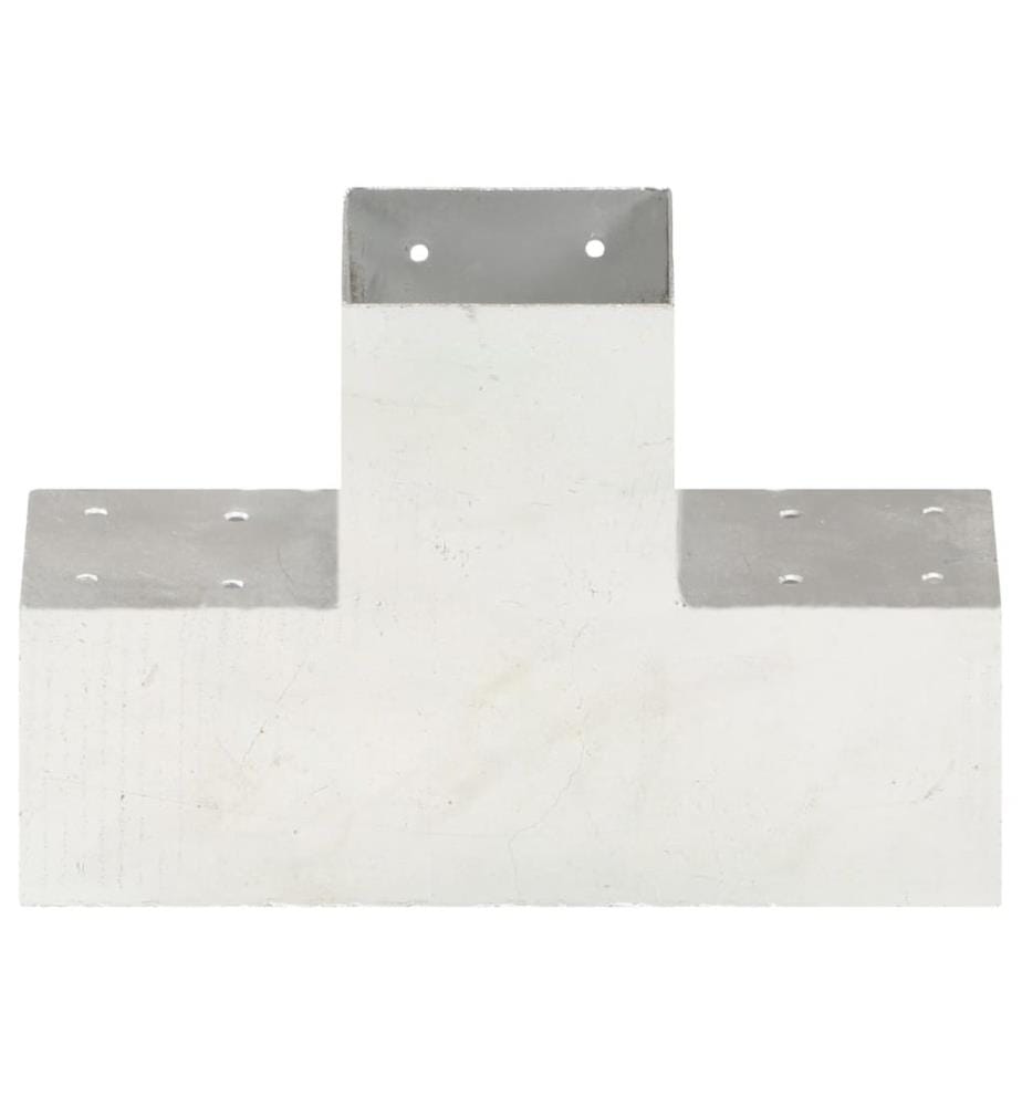 Pfostenverbinder 4 Stk. X-Form Verzinktes Metall 101 x 101 mm