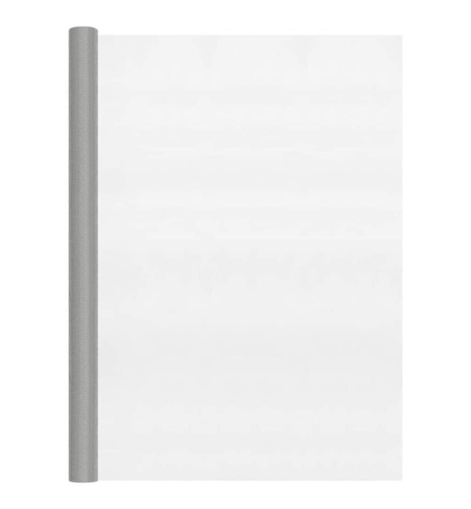 Écran en treillis Acier inoxydable 112x2000 cm Argenté