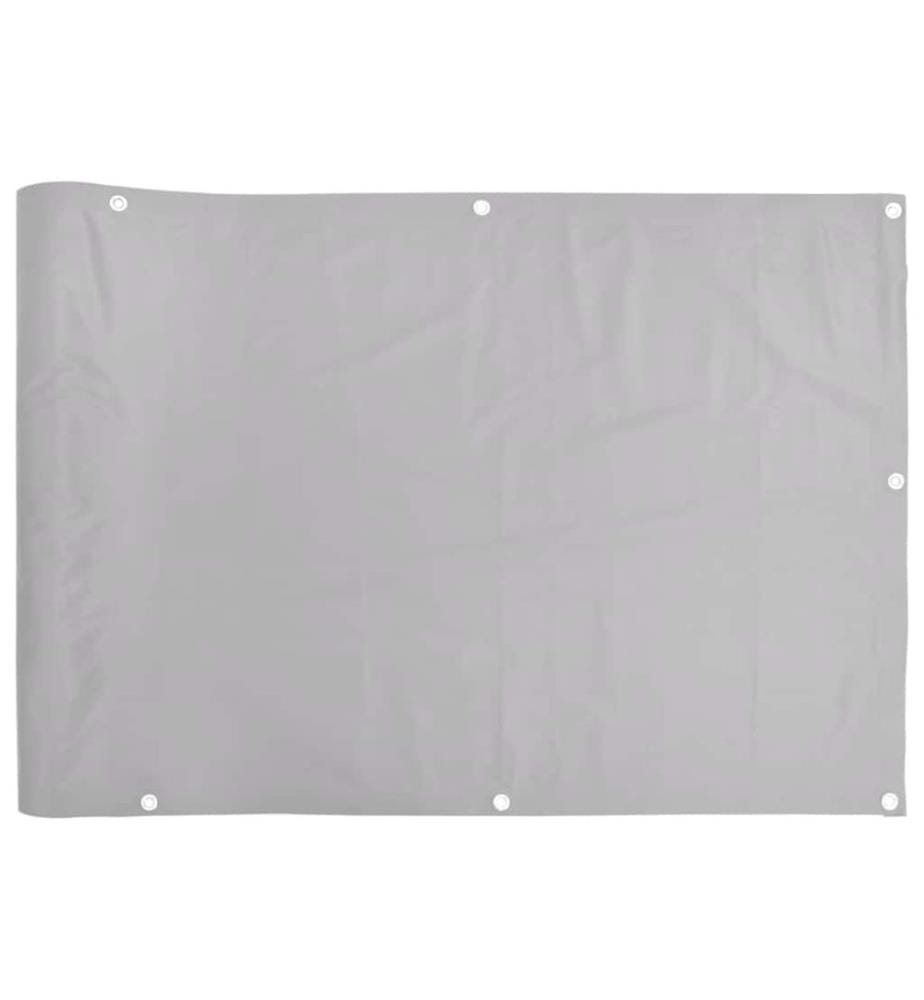 Balkon-Sichtschutz Grau 300x75 cm PVC