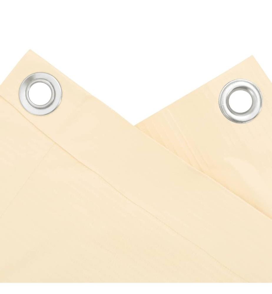 Balkon-Sichtschutz Creme 300x120 cm PVC
