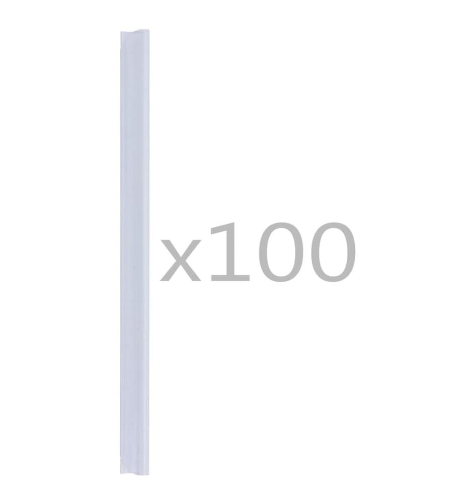 Attaches de bande de clôture 100 pcs PVC Transparent