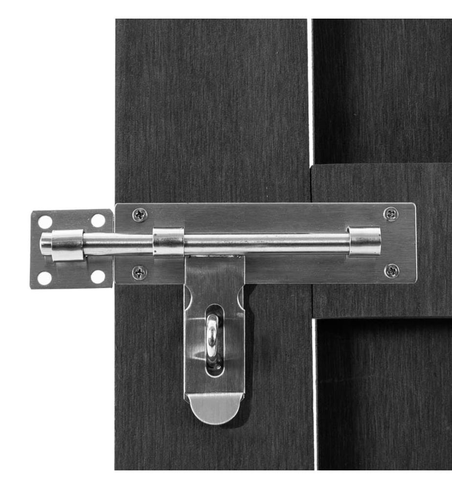 Portillon WPC 100x150 cm Gris
