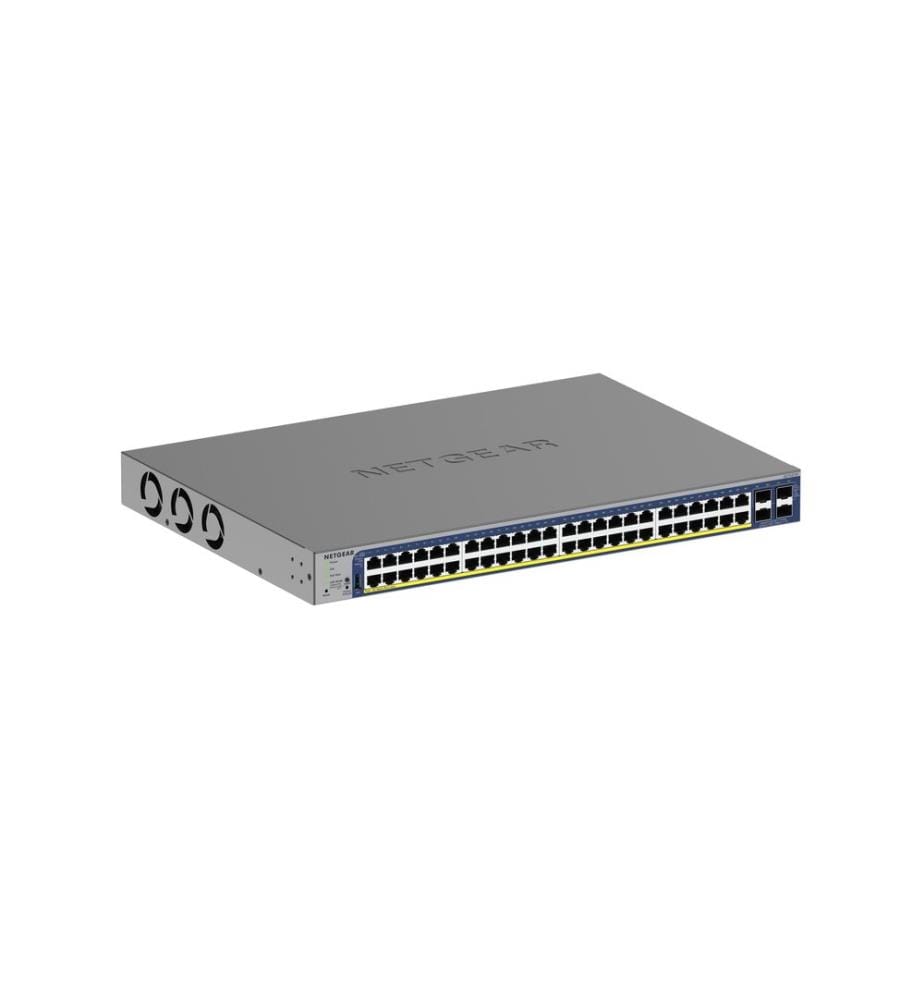 NETGEAR - PoE+ Switch GS752TXPv3 52 Port