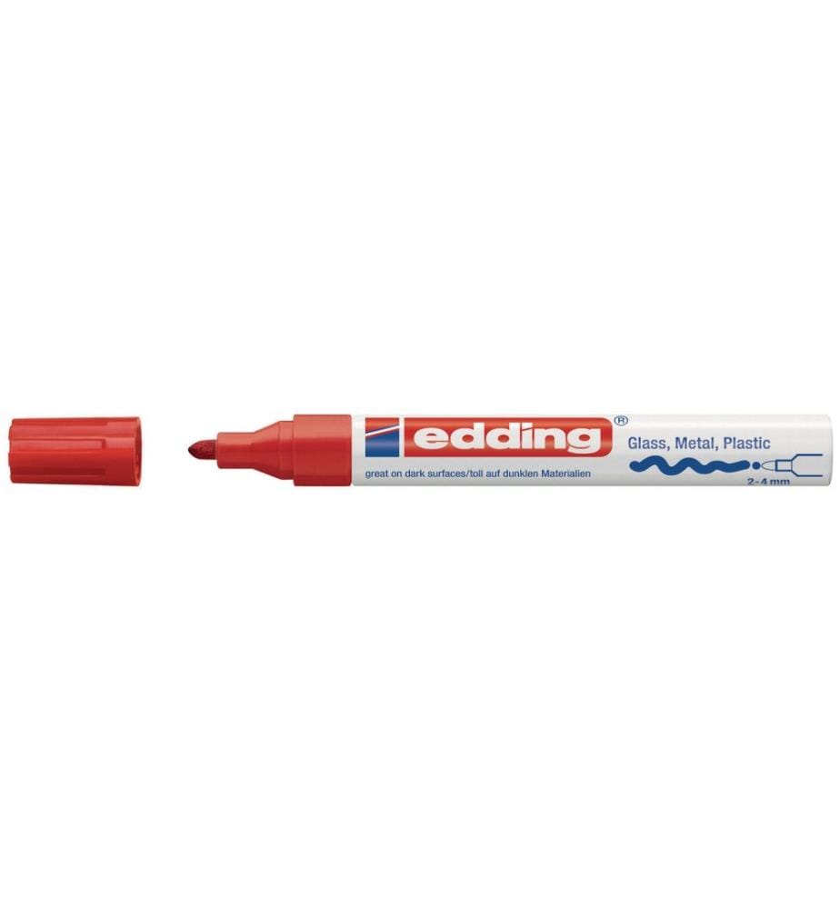 EDDING - Marqueur peinture 750 CREA Rouge