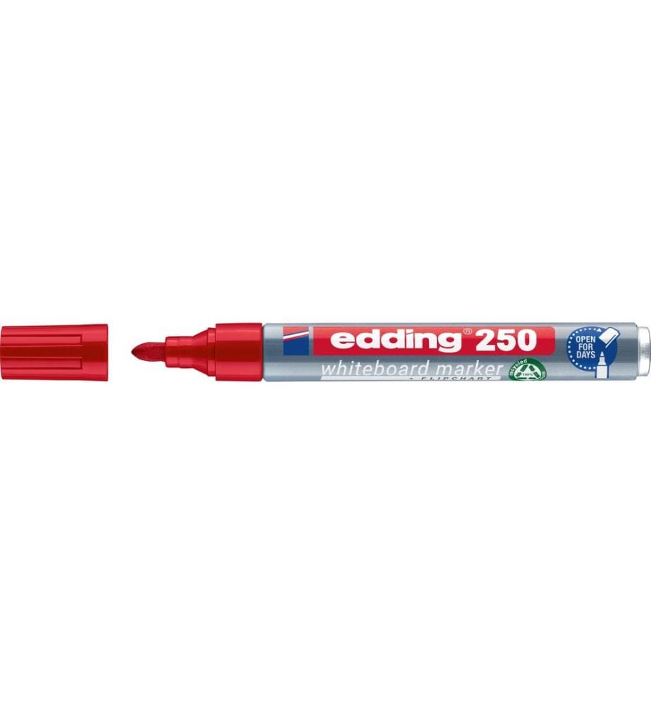 EDDING - Marqueur pour tableau blanc 250 Rouge