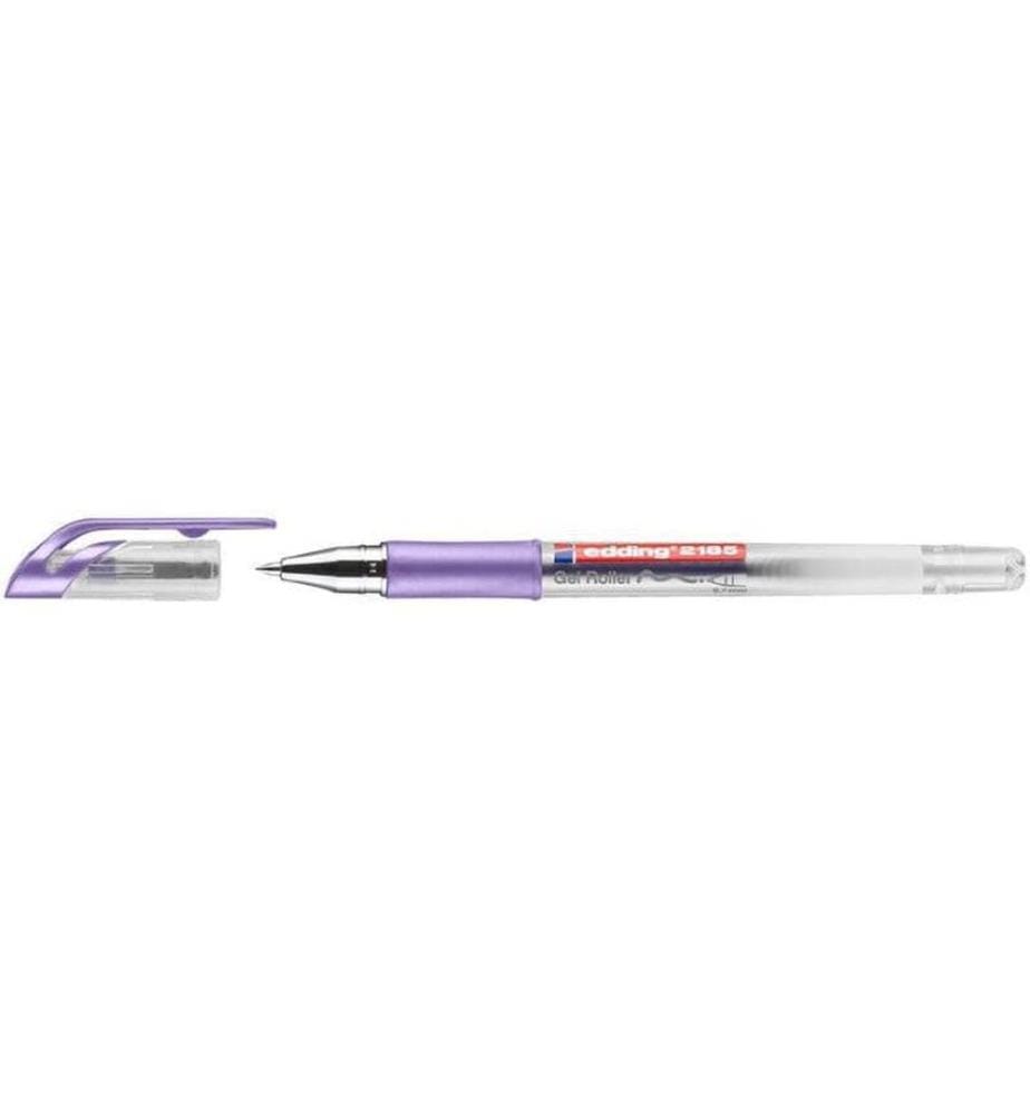 EDDING - Stylo à encre gel 2185 0,7 mm, violet métallisé