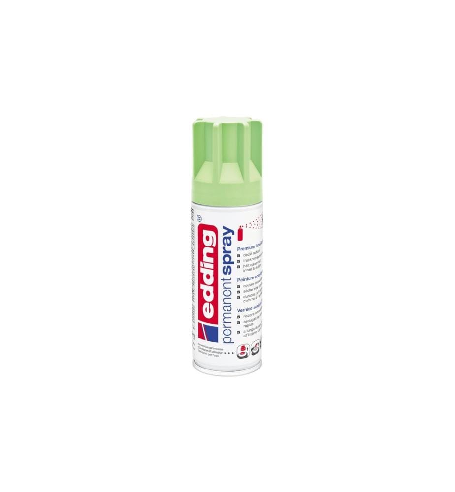 EDDING - Acrylique en bombe 5200 200 ml, vert pastel mat