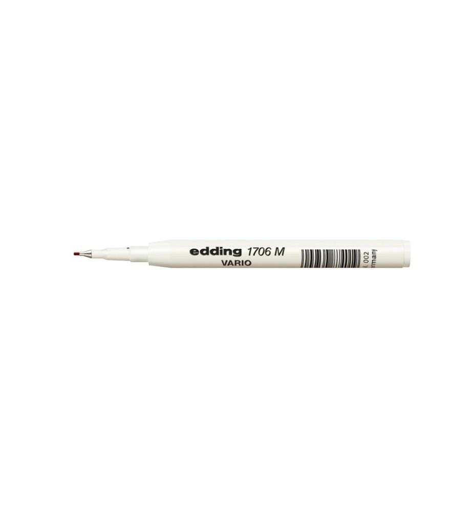 EDDING - Mine de crayon 1706M Vario 0.5 mm, Rouge