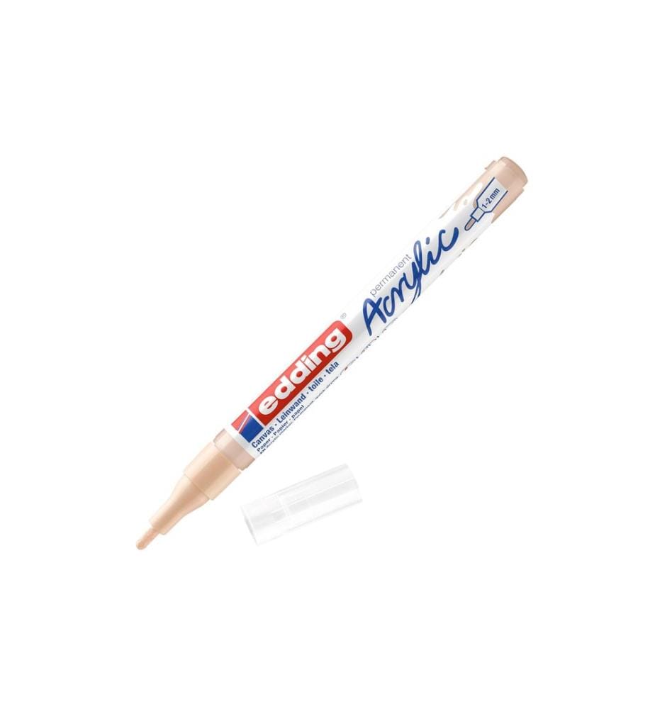 EDDING - Marqueur acrylique 5300 Fin, beige chaud