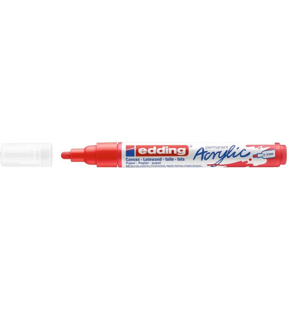 EDDING - Marqueur acrylique 5100 Medium, Rouge