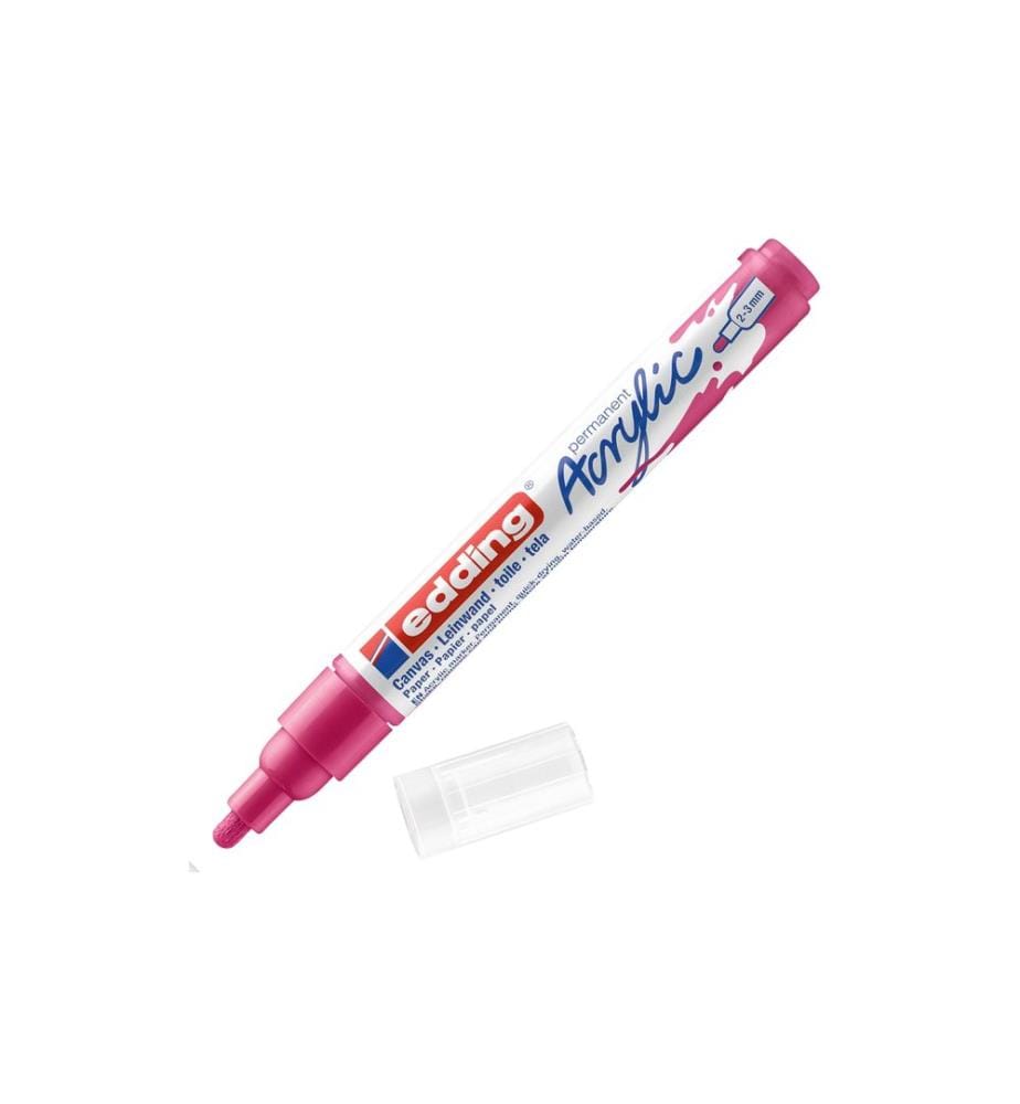 EDDING - Marqueur acrylique 5100 Medium, Rose