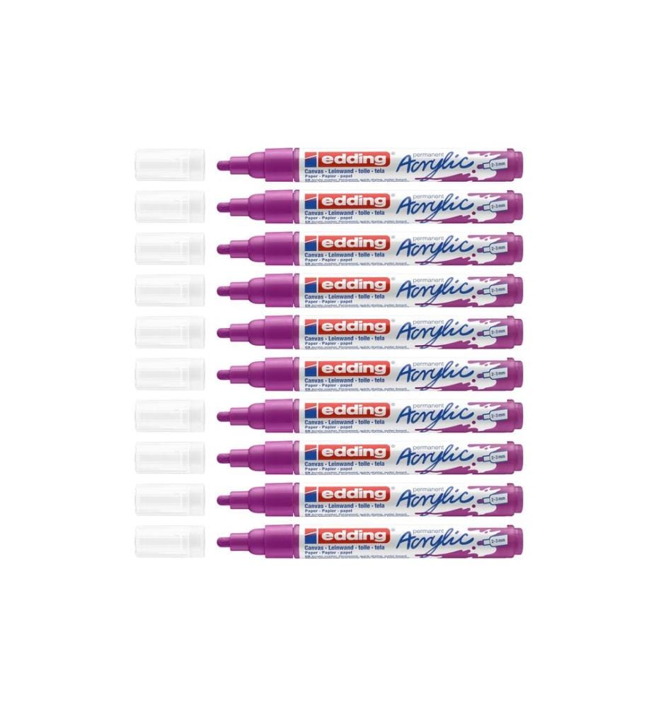 EDDING - Marqueur acrylique 5100 Medium, Mûre