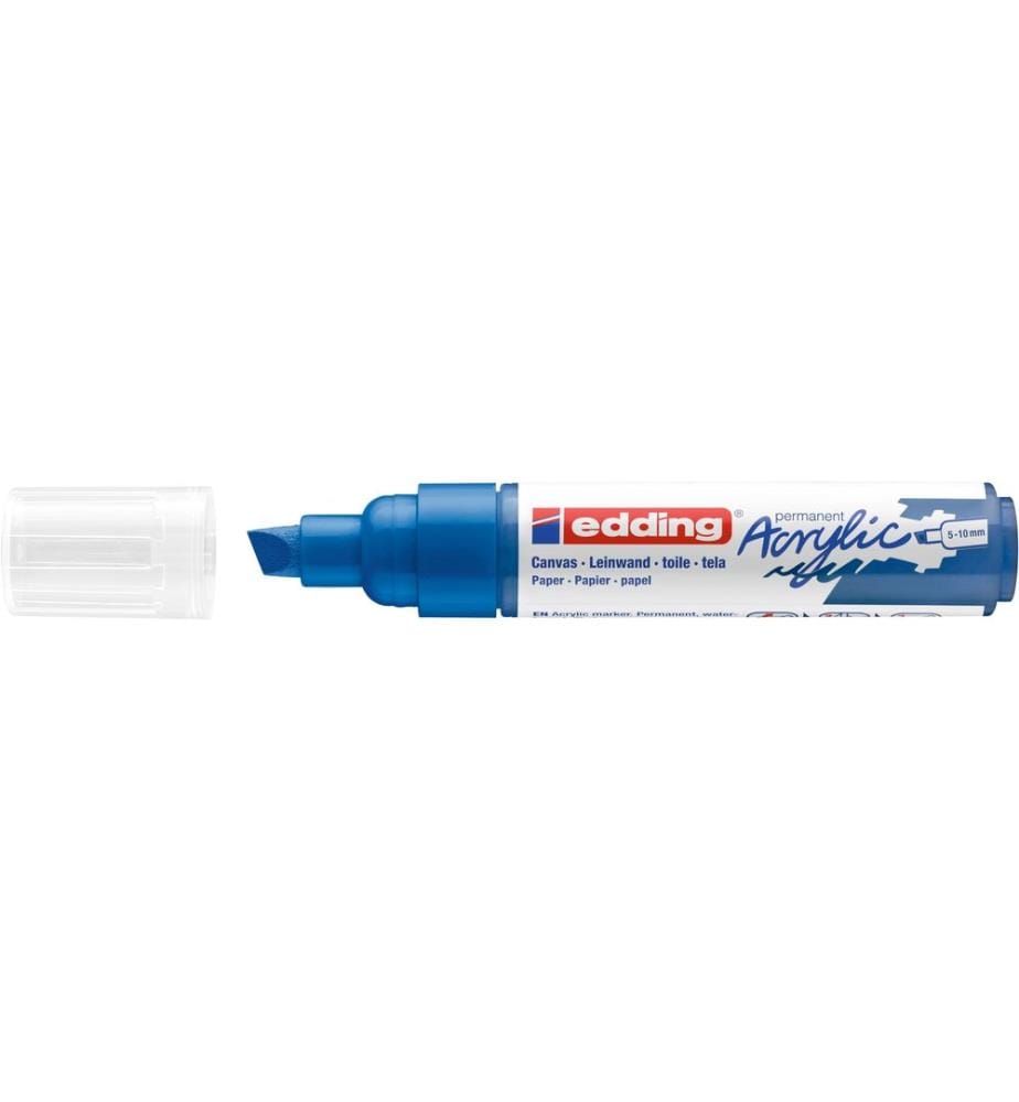 EDDING - Marqueur acrylique 5000 Large, Bleu