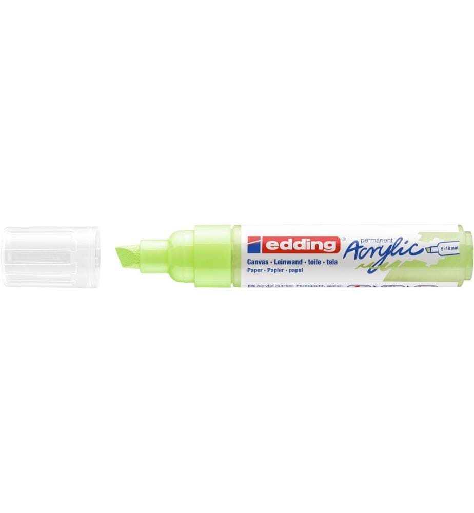 EDDING - Marqueur acrylique 5000 Large, Vert clair