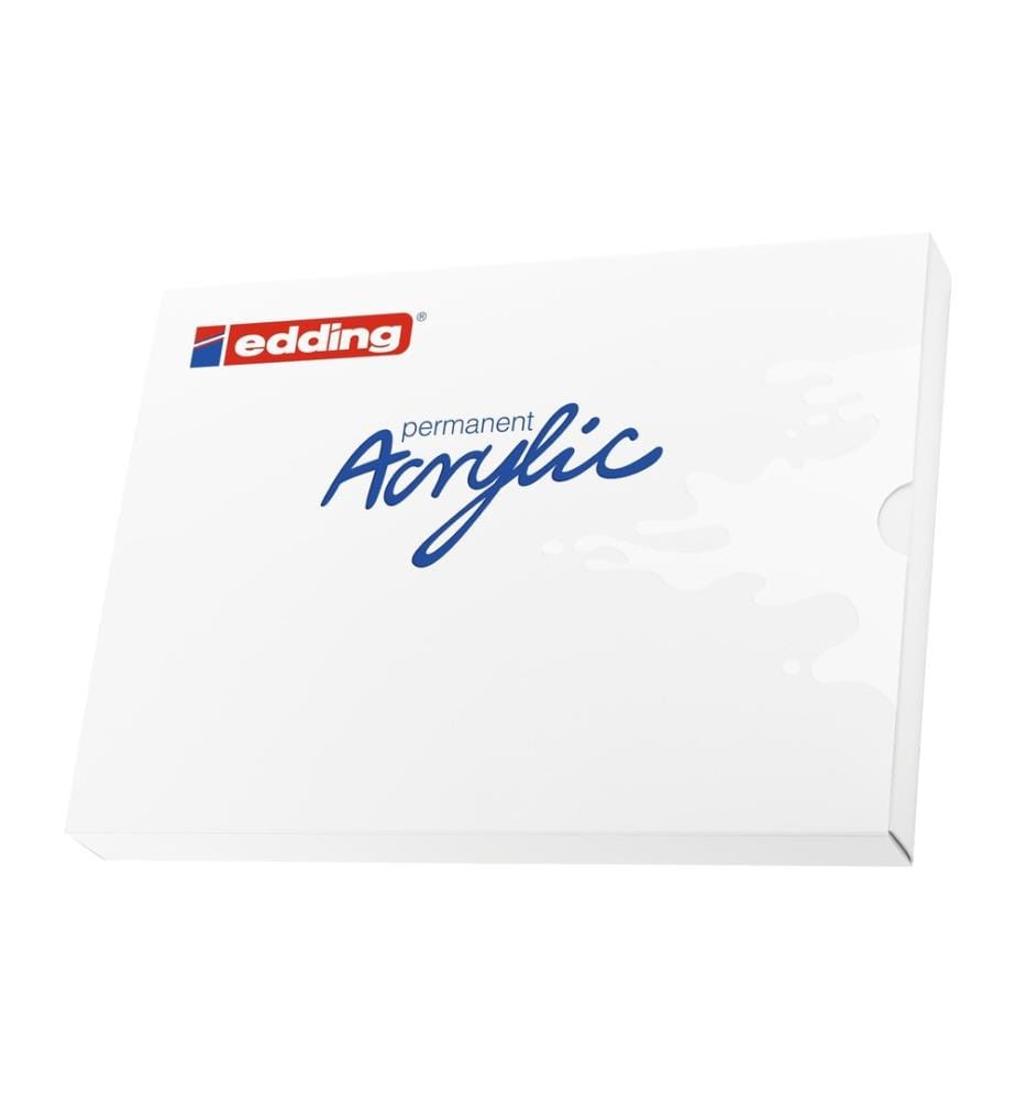 EDDING - Marqueur acrylique Starter Set 12 pièces