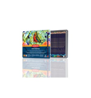 DERWENT - des crayons aquarelle solubles dans l'eau, 24 pièces