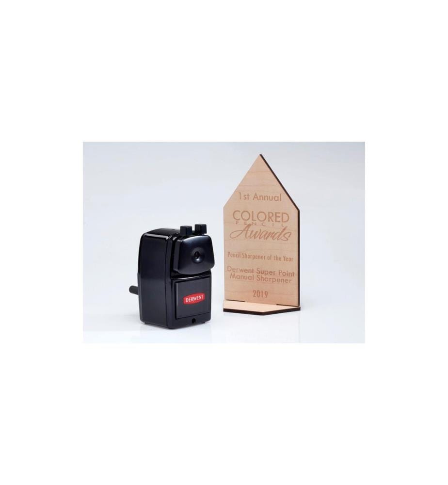 DERWENT - Taille-crayon manuel de bureau, Super Point