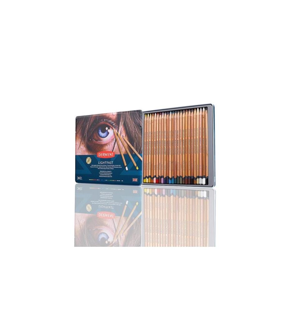 DERWENT - Crayons de couleur Lightfast 24 pièces