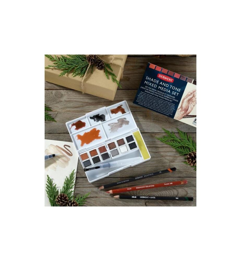 DERWENT - Set Shade & Tone, 16 pièces