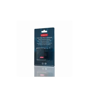 DERWENT - Taille-crayon double trou avec réservoir, noir