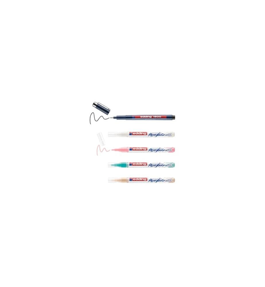 EDDING - Acrylmarker Komplettes Manga Stifte Set Mehrfarbig